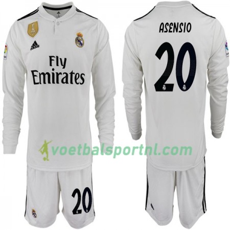 Real Madrid ASENSIO 20 Kind Thuis Tenue 2018-19 L/S